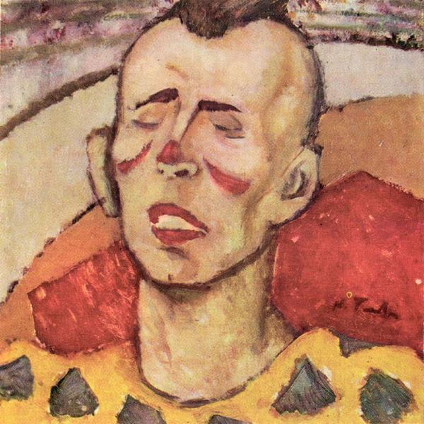 Nicolae Tonitza Clown oil painting image